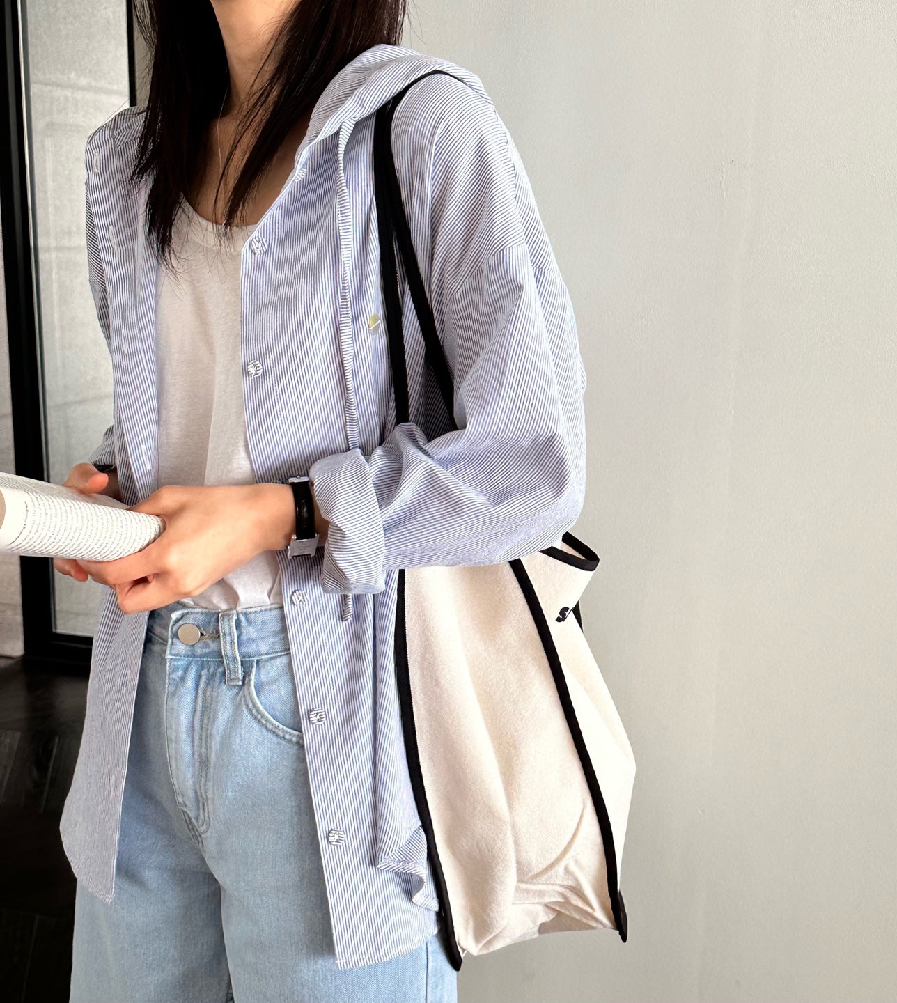Hooded Cotton Shirt