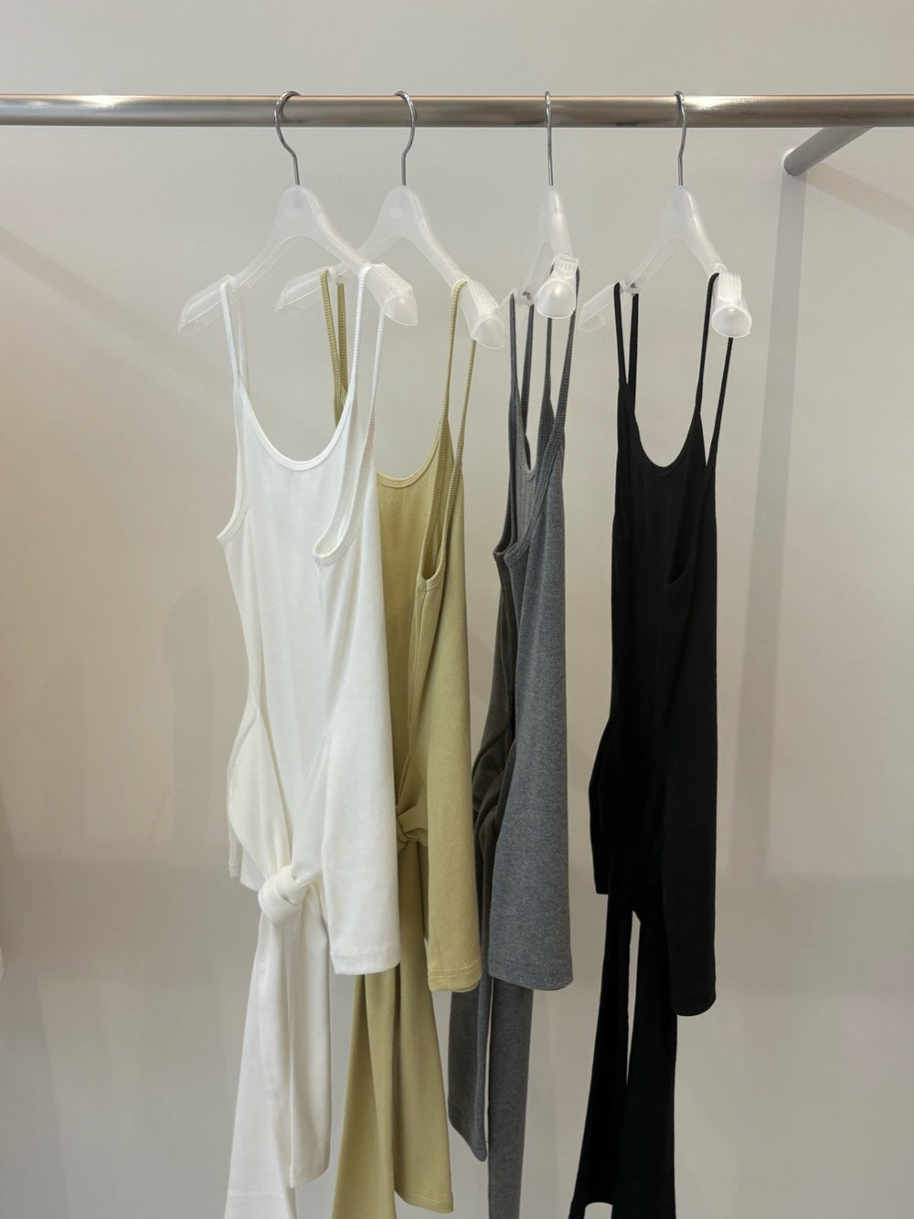 <Essential><Pre-order>Cotton Tie Camisole