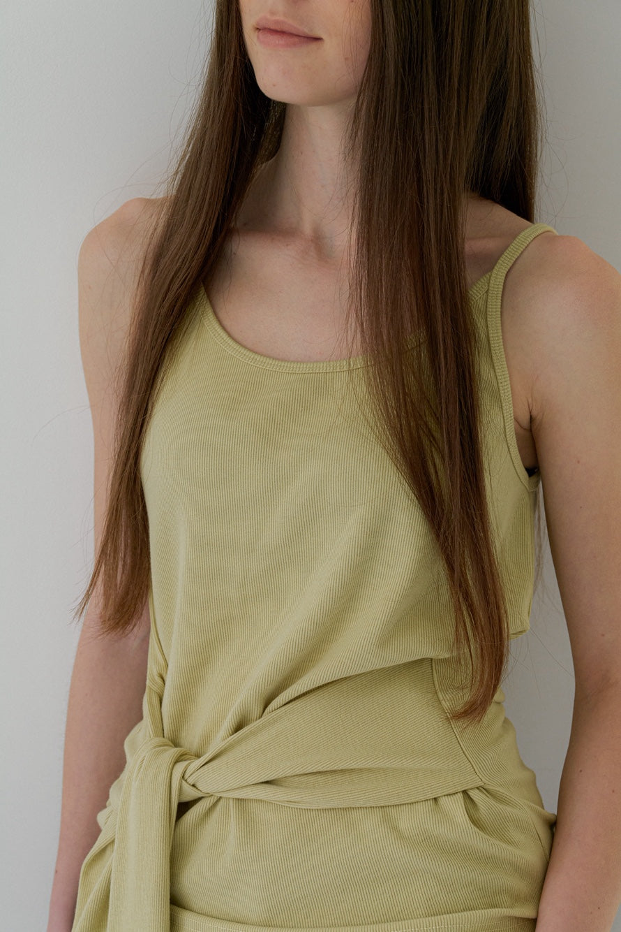 <Essential><Pre-order>Cotton Tie Camisole