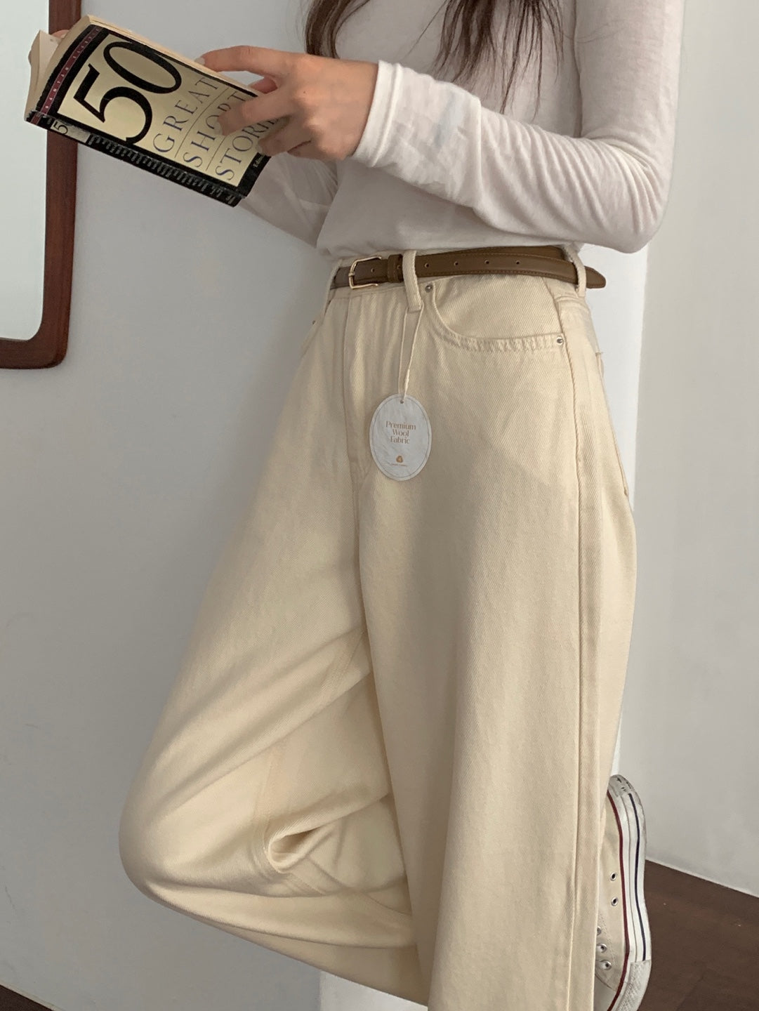 Essential Soft Cotton Twill 5 Pocket Pants