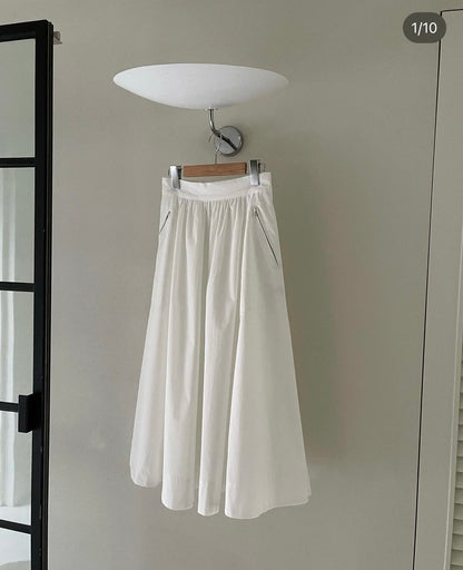 Cotton Flared Skirt
