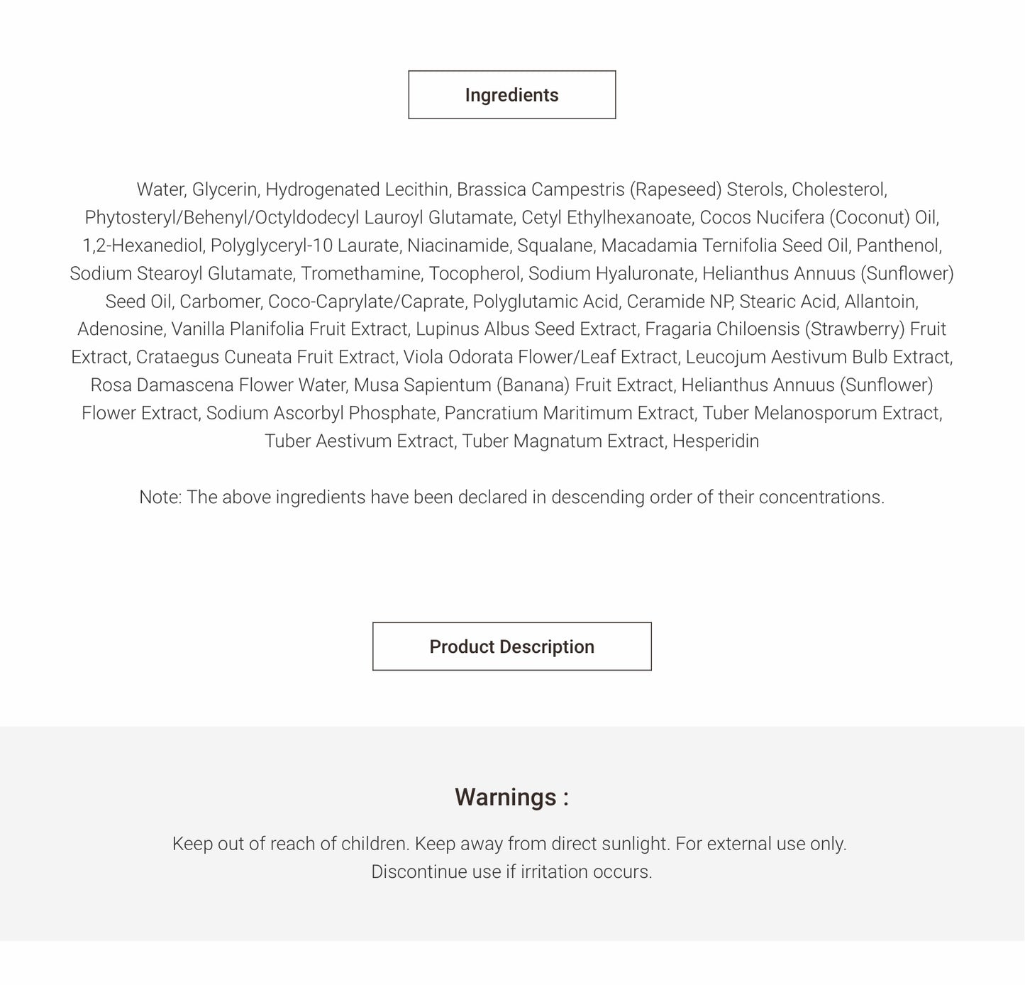 INCELLDERM RADIANSOME™100 MICROFLUIDIZER CREAM