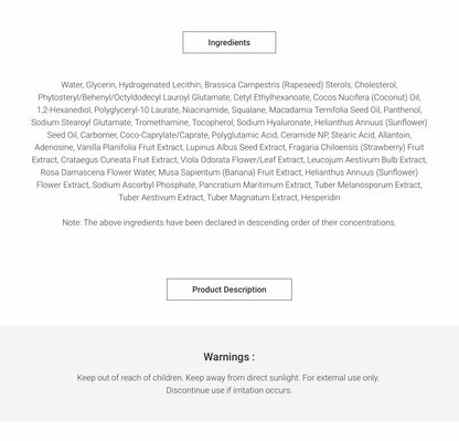 INCELLDERM RADIANSOME™100 MICROFLUIDIZER CREAM
