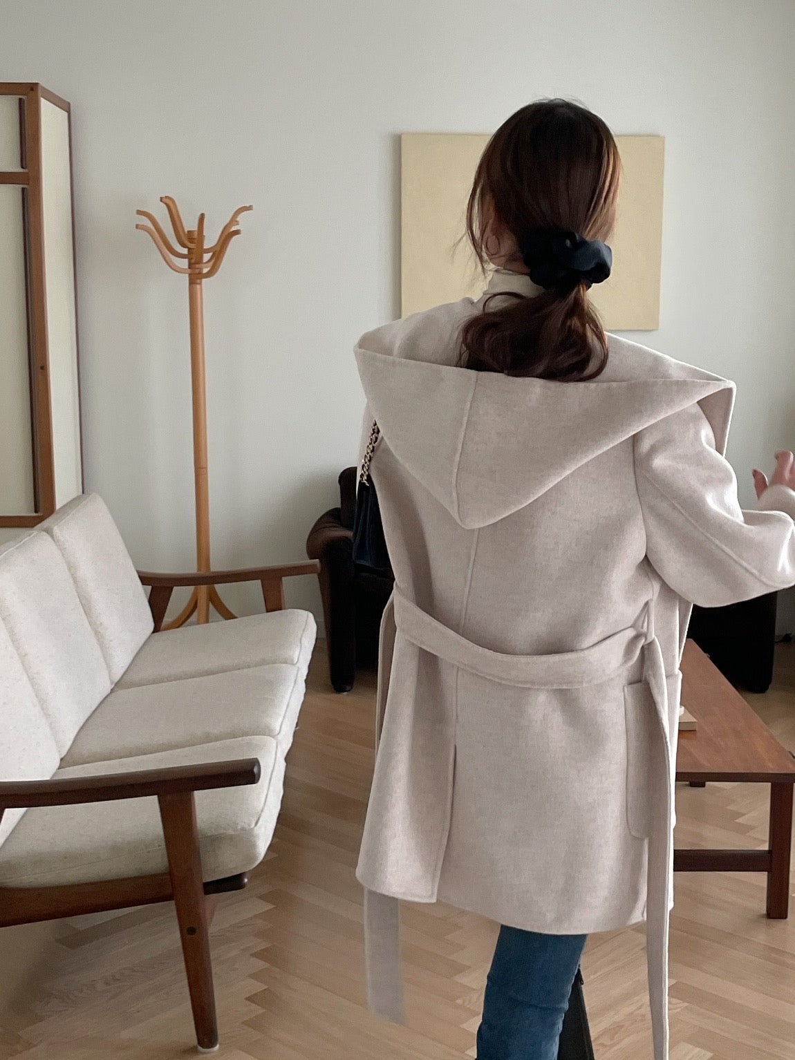 Hooded Robe Handmade Coat