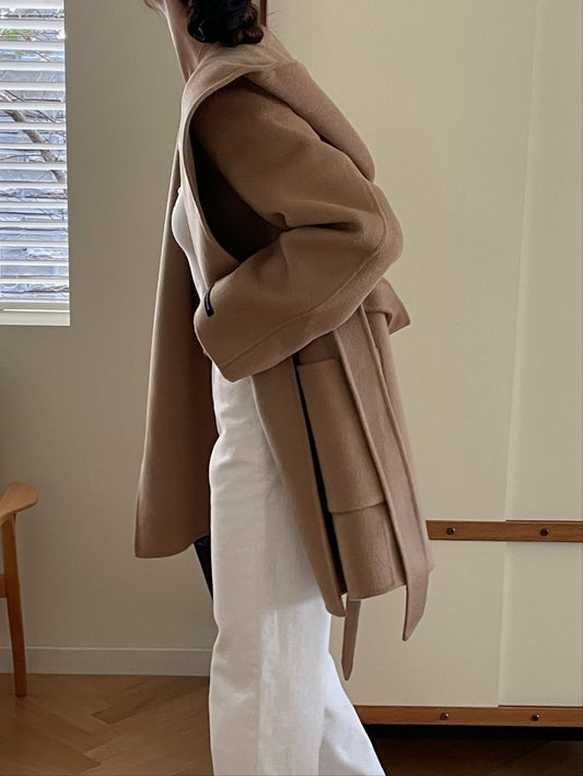 Hooded Robe Handmade Coat