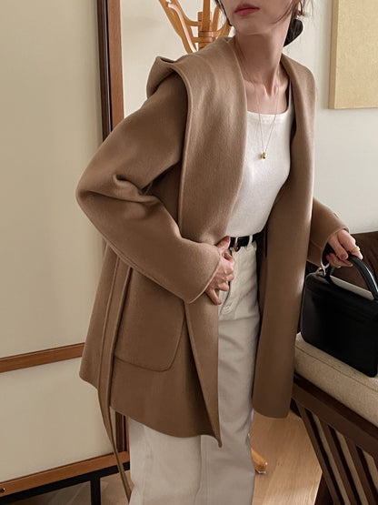 Hooded Robe Handmade Coat