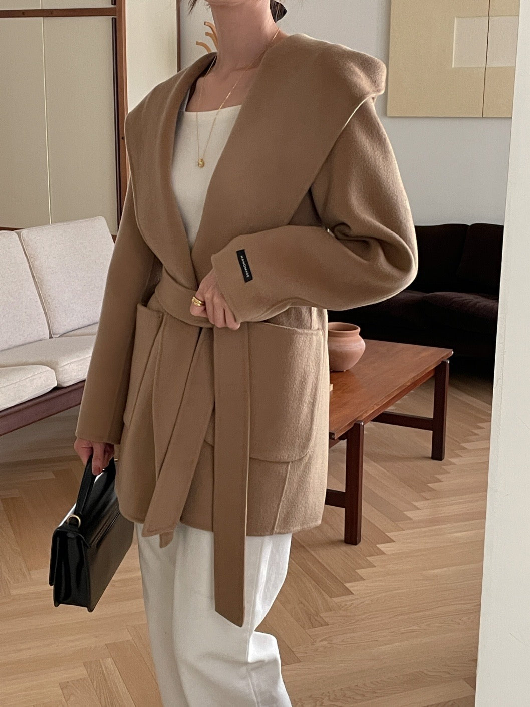 Hooded Robe Handmade Coat