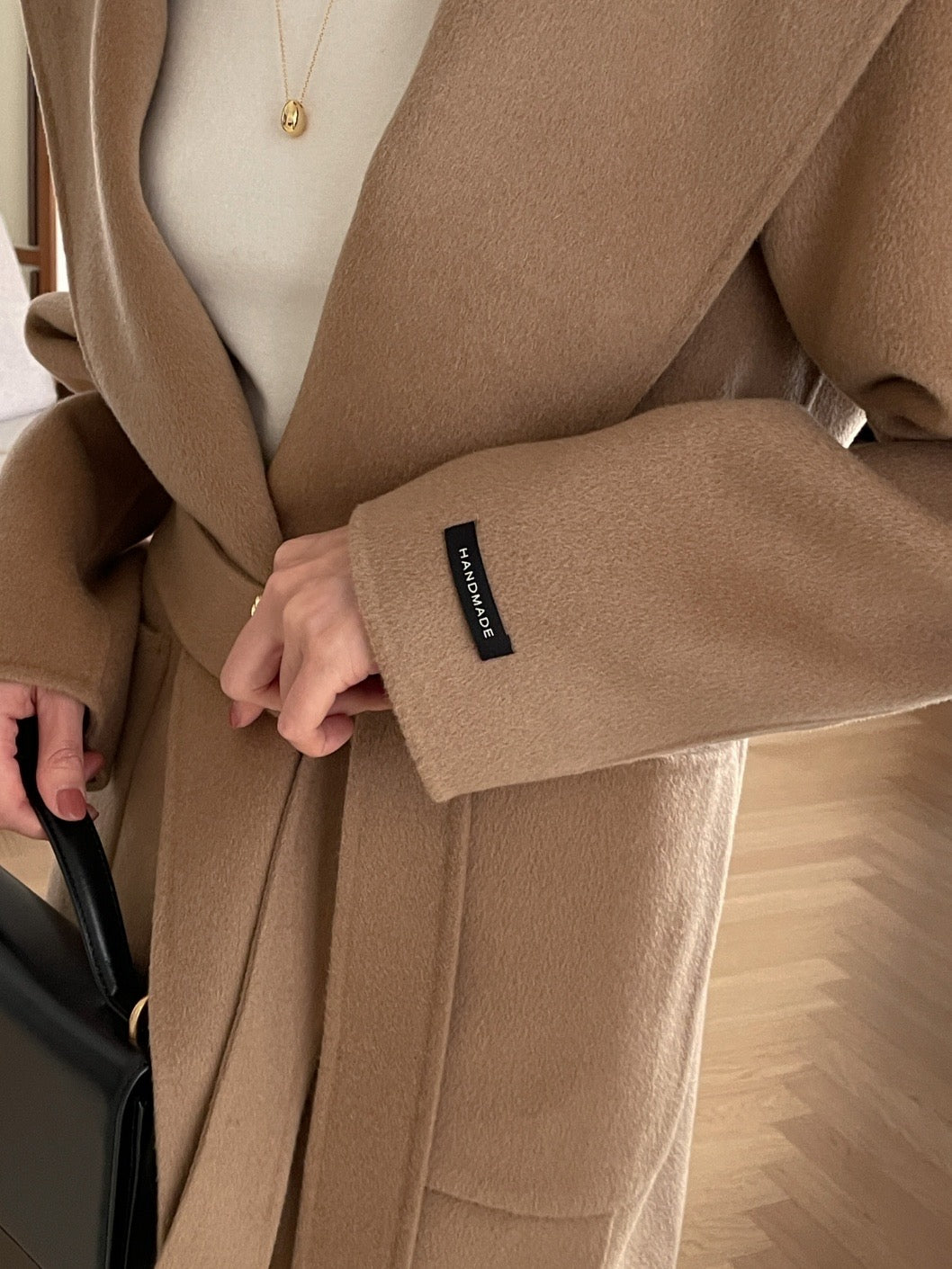 Hooded Robe Handmade Coat