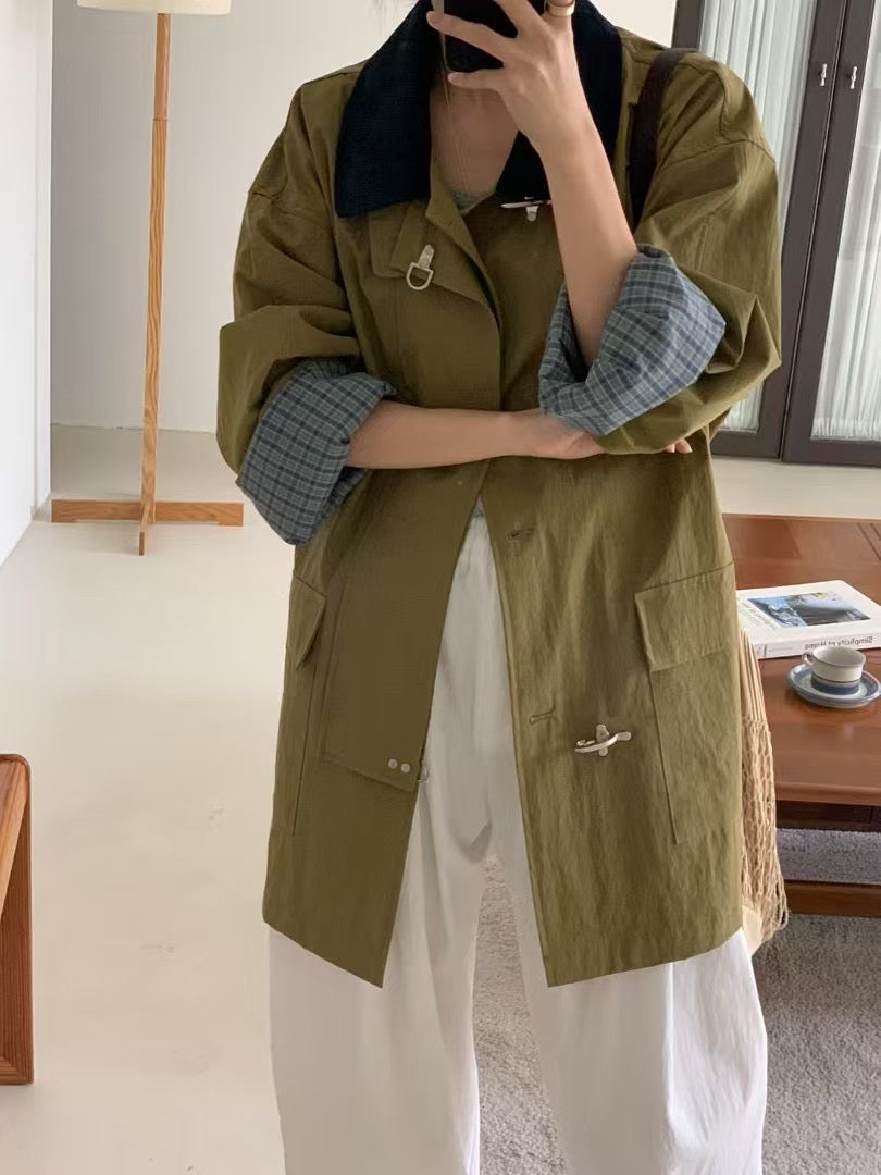 <Pre-Order> Mod Trench with Metal Clasps
