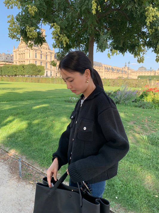 <Pre-Order> Cotton Knit Jacket