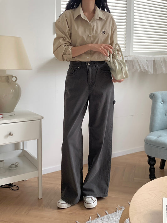 <Essential> Cotton Twill Carpenter Pants