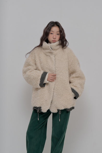 Wool Fleece Lined Reversible Jacket