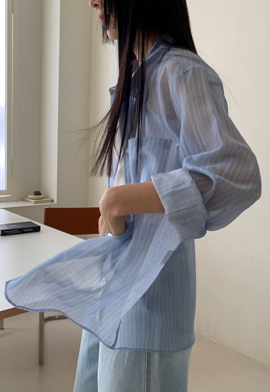 <Pre-Order> Tencel Sheer Shirt
