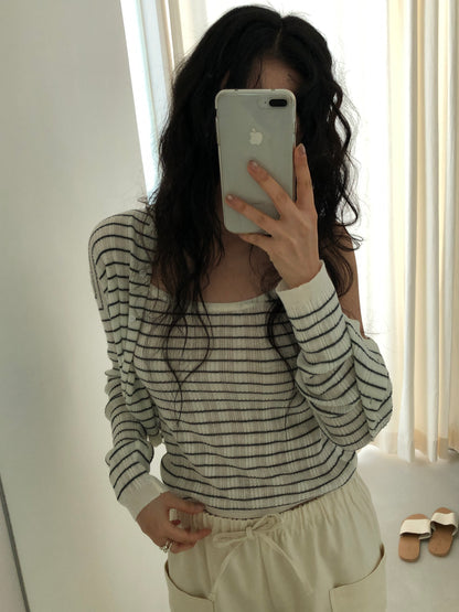 Stripe Spring Knit Set up - 2 pieces