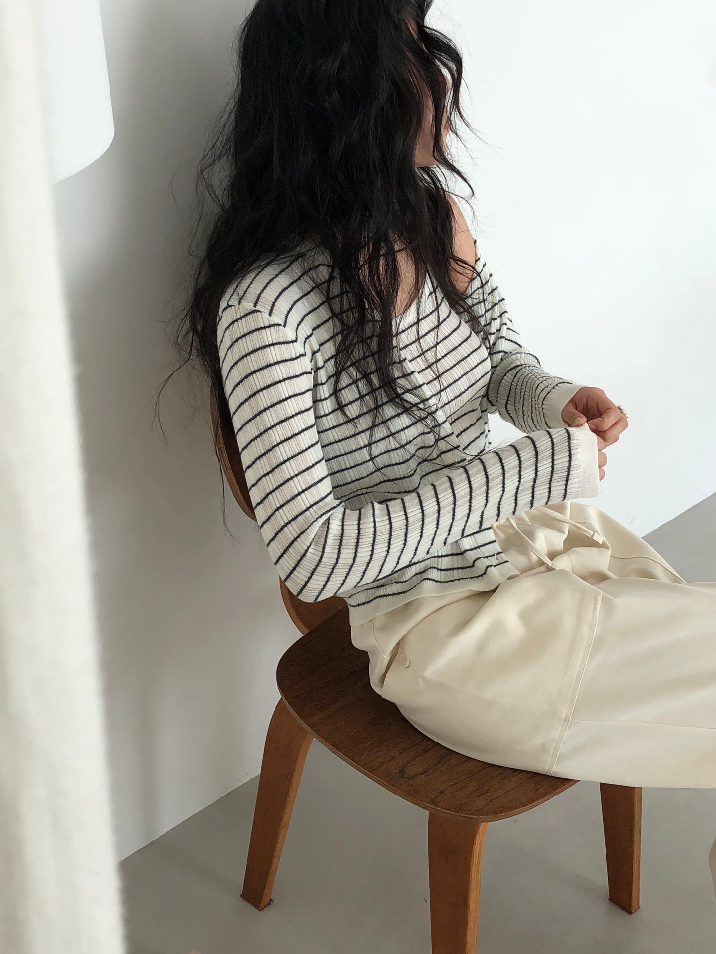 Stripe Spring Knit Set up - 2 pieces