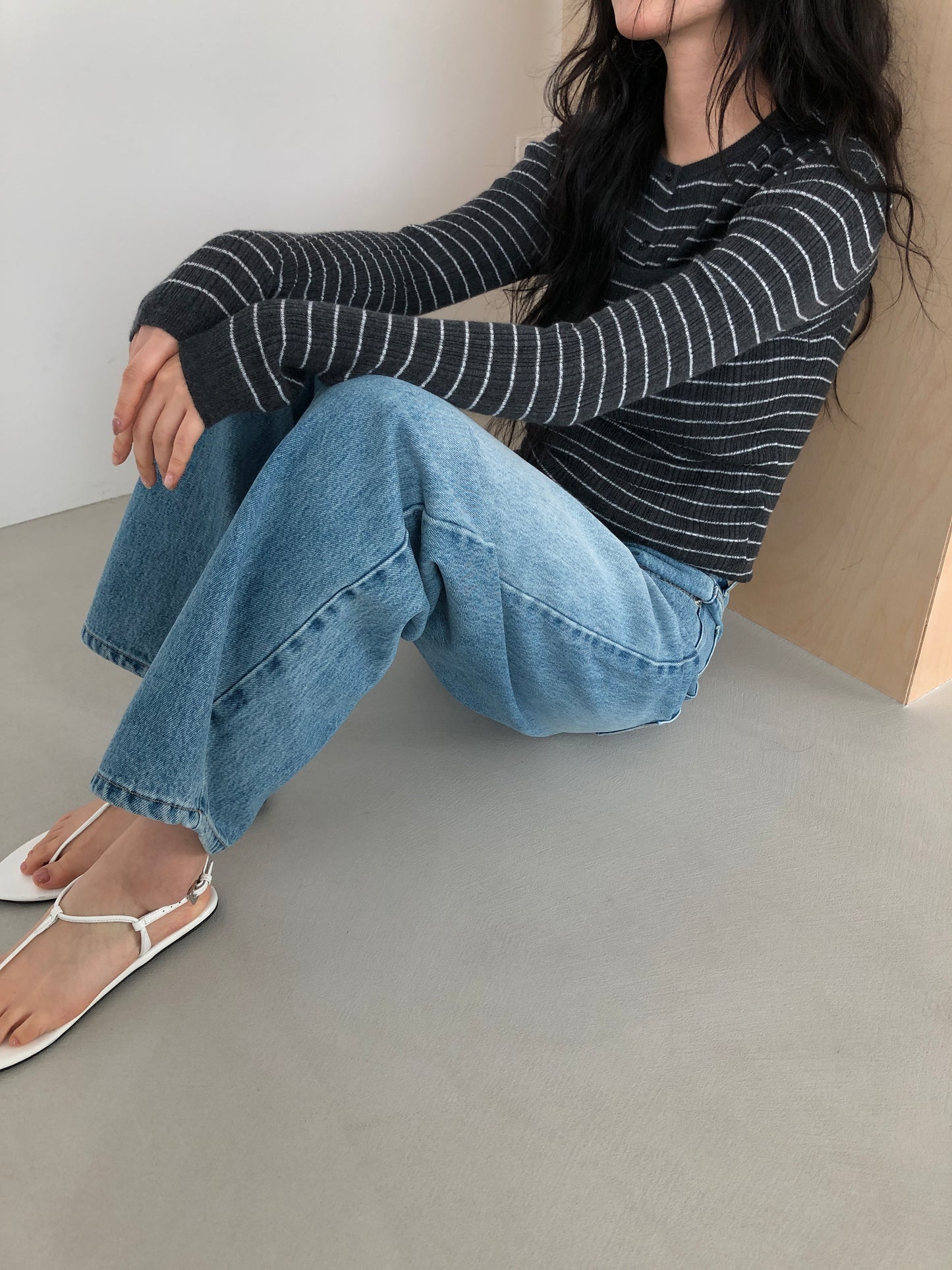 Stripe Spring Knit Set up - 2 pieces