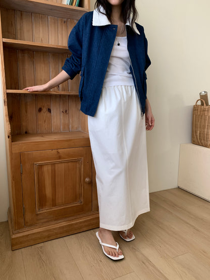 Spring Cotton Easy Skirt