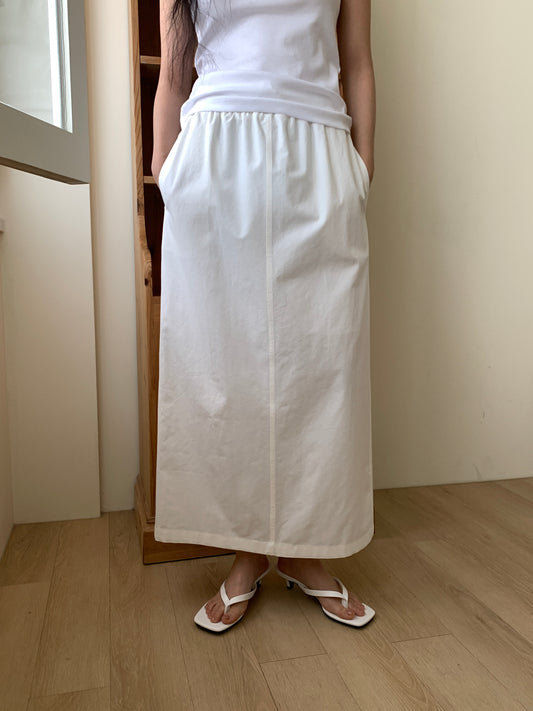 Spring Cotton Easy Skirt