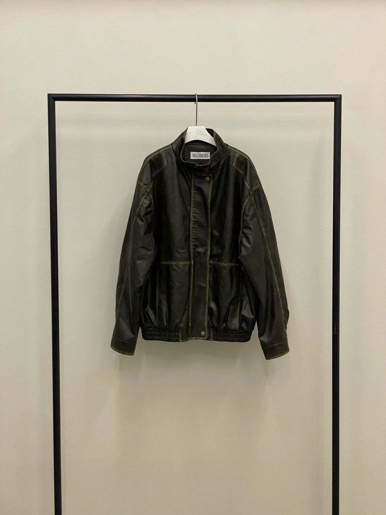 Vintage Vegan Leather Jacket