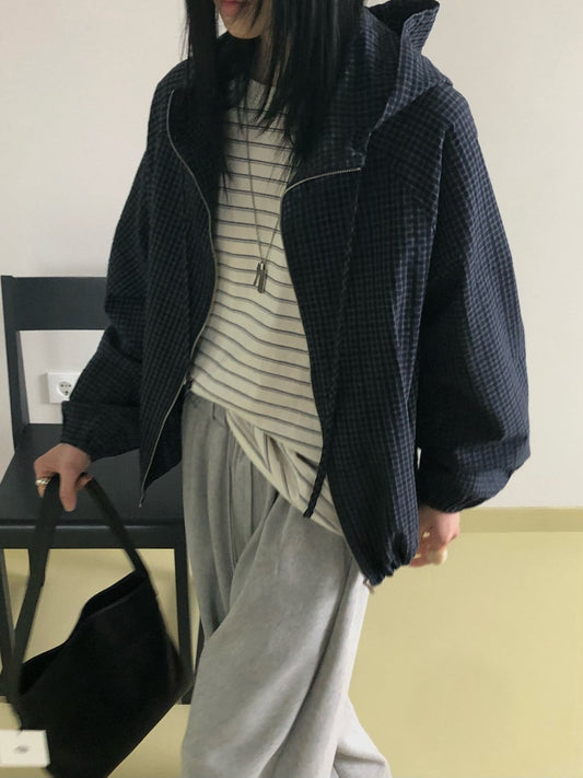 Cotton Jacquard Windbreaker