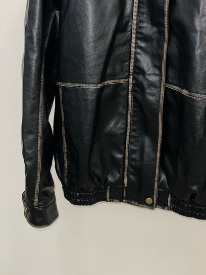 Vintage Vegan Leather Jacket