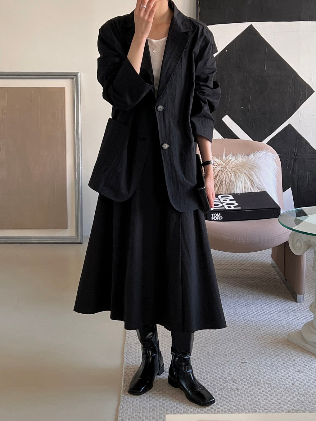Cotton / Nylon Single Blazer