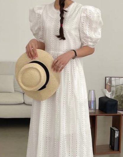 Eyelet Maxi Dress