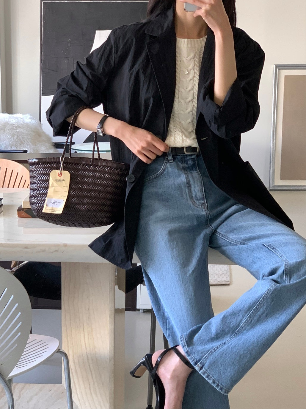 Cotton / Nylon Single Blazer