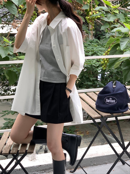 Bree Oversized Cotton Shirt