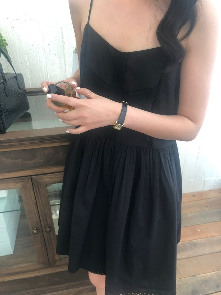 Lace Trimmed Slip Mini Dress