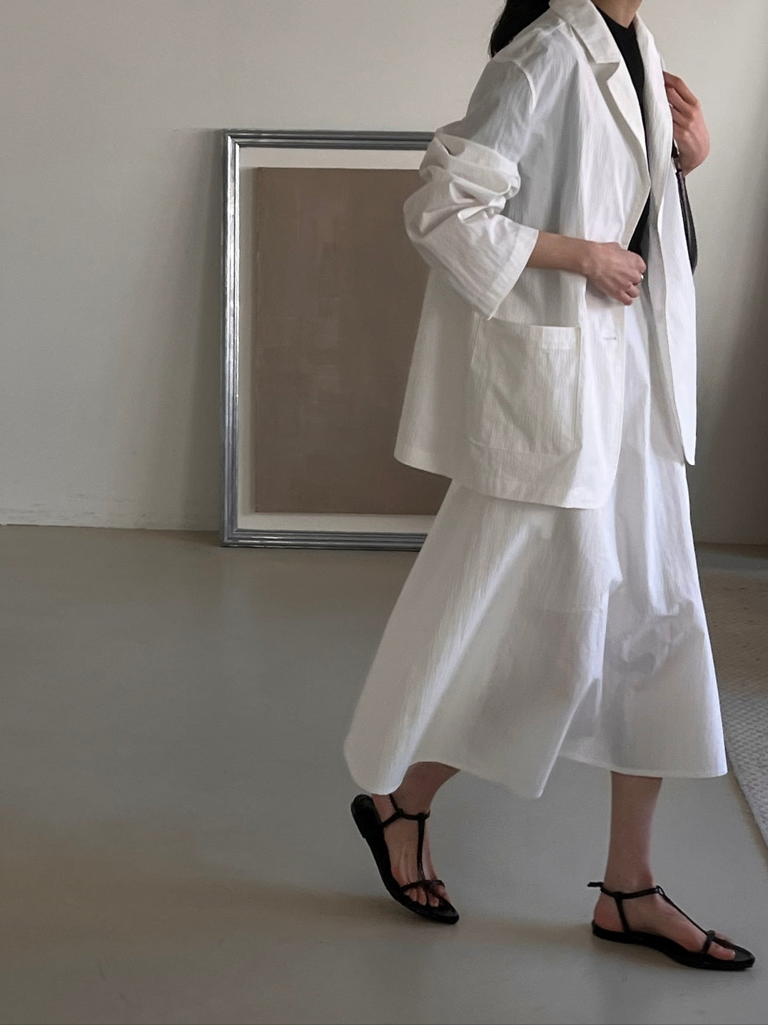 Cotton / Nylon Single Blazer