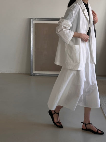 Cotton / Nylon Single Blazer