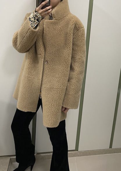 Reversible Faux Shearling coat