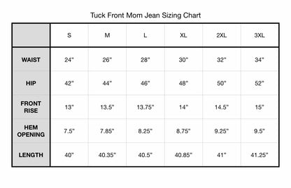 Pleats Front Mom Jeans - Wide Barrel Legs