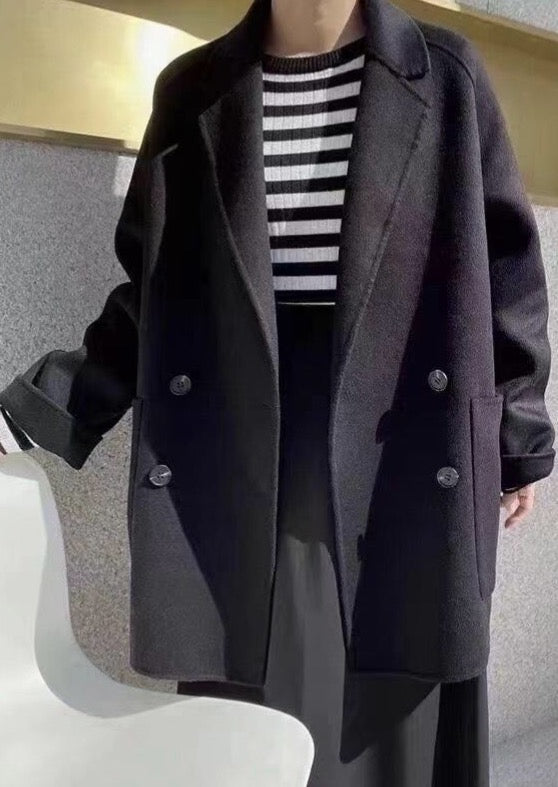 Handmade Patch Pocket Short Coat - Special Price Item