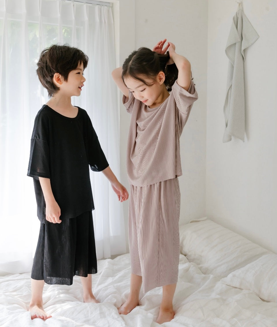Bae Pleated Jersey Lounge set - Jr. size only