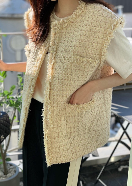 Pear Blossom Tweed Vest