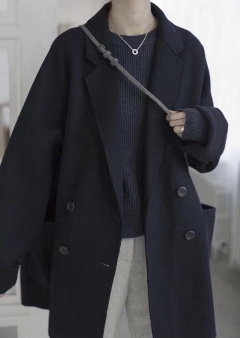 Handmade Patch Pocket Short Coat - Special Price Item