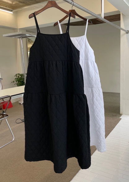 Quilted Slip Dress