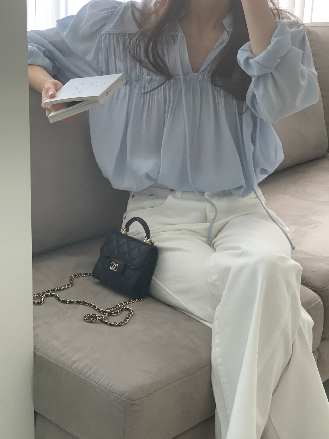 Ruffled Poet Blouse