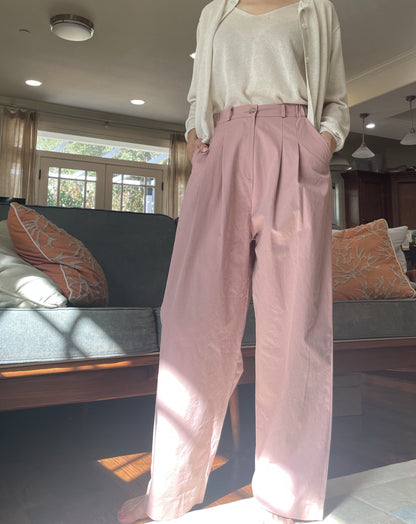 Lori Pleat Front Wide Pants