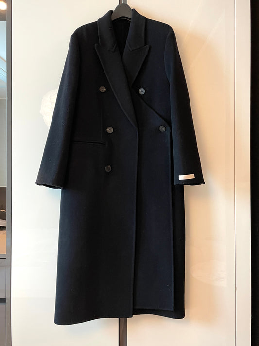 Handmade Double Wrap Maxi Coat - Wool version