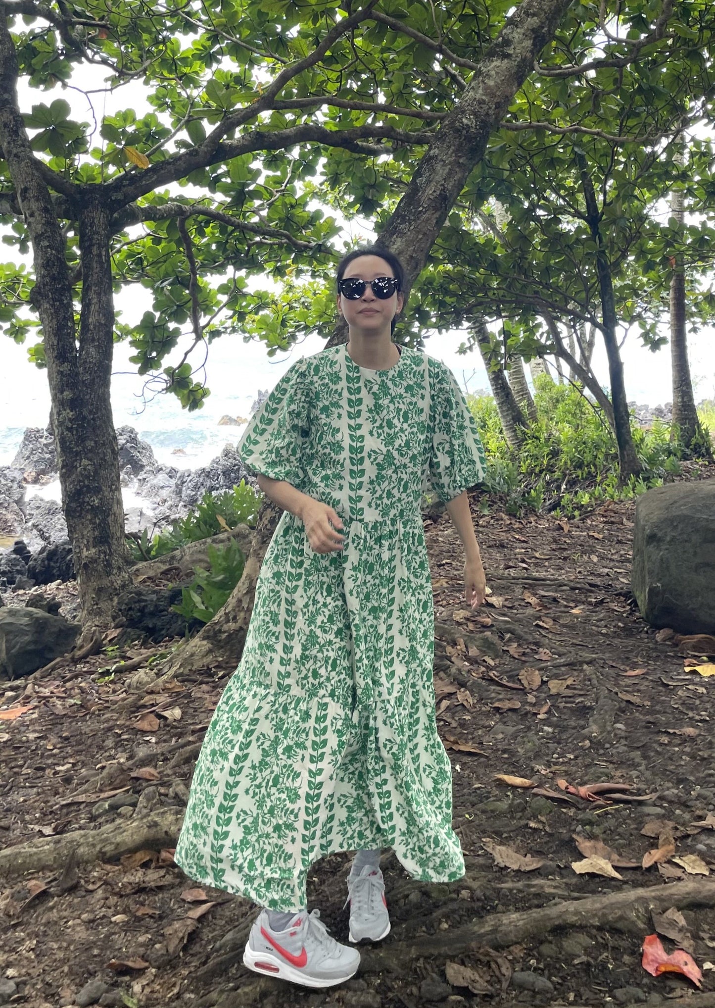 Hana Printed Maxi Dress