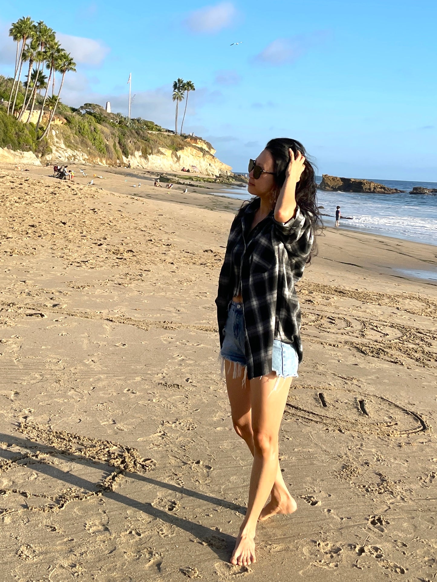 Layered Cotton Flannel Shirt