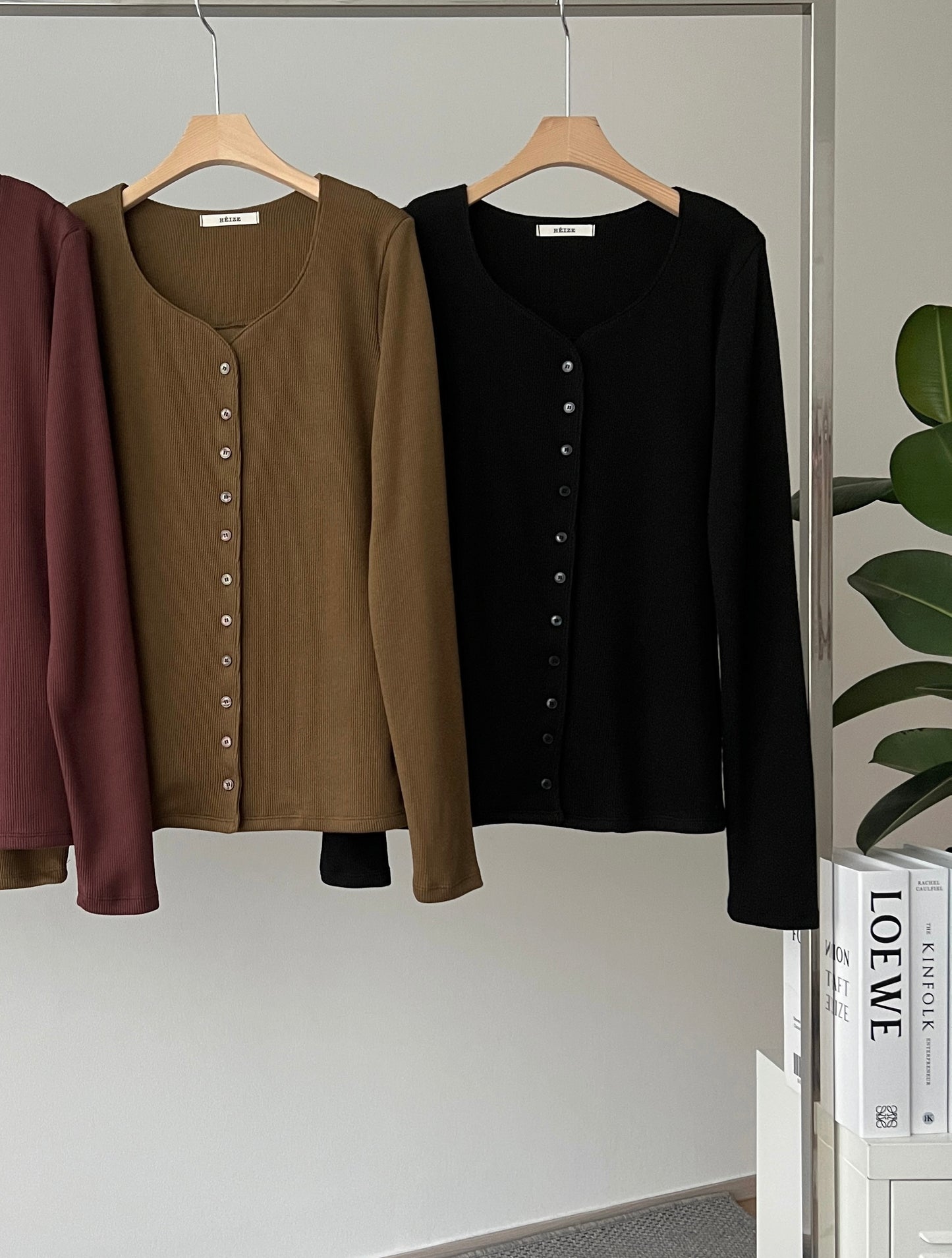 Cotton Rib Cardigan
