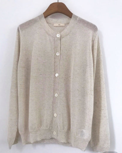 Jane Linen Knit Cardigan - Limited