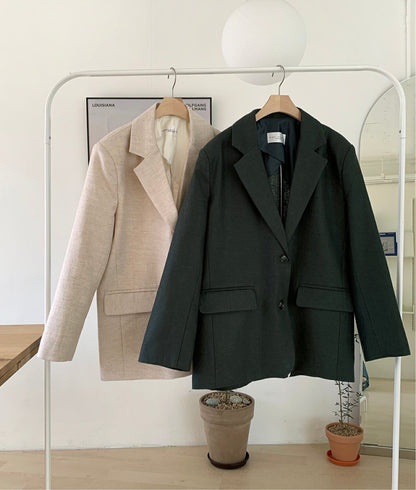 Abi + Ari Black Label Linen Blazer