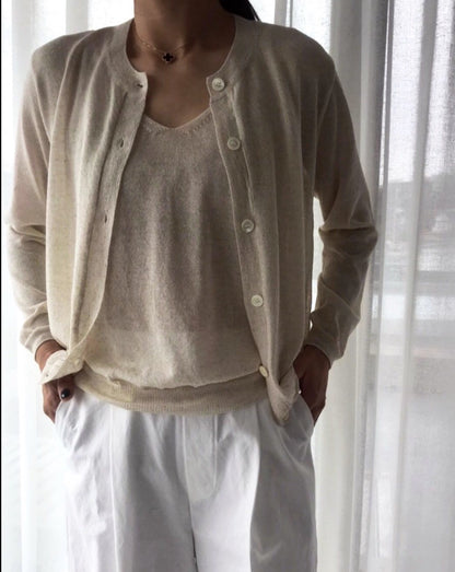 Jane Linen Knit Cardigan - Limited