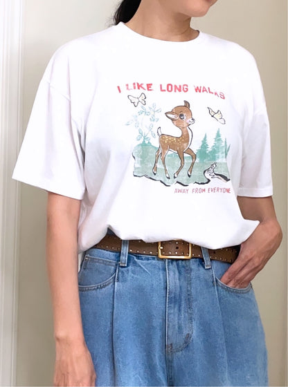 Long Walk Animation Graphic T-shirt