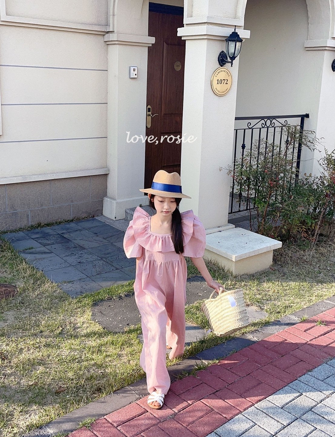 Linen Ruffled Jumpsuit - Adult